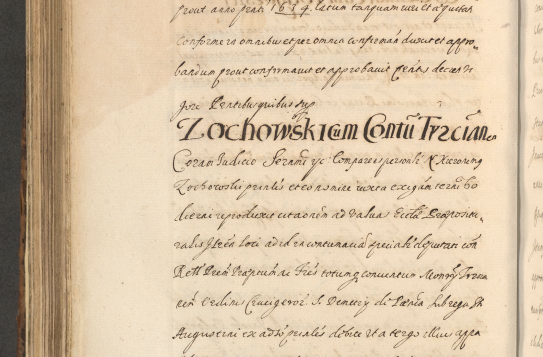 Zdjęcie nr 754 dla obiektu archiwalnego: Acta actorum, institutionum, resignationum, provisionum, decretorum, sententiarum, inscriptionum, testamentorum, confirmationum, ingrossationum, obligationum, quietationum, constitutionum R. D. Andreae Szołdrski, episcopi Kijoviensis, Gnesnensis et Posnaniensis praepositi, cantoris Cracoviensis, Vladislaviensis canonici, R. S. M. secretarii, episcopatus Cracoviensis in spiritualibus er temporalibus deputati anno 1633, 1634 et 1635