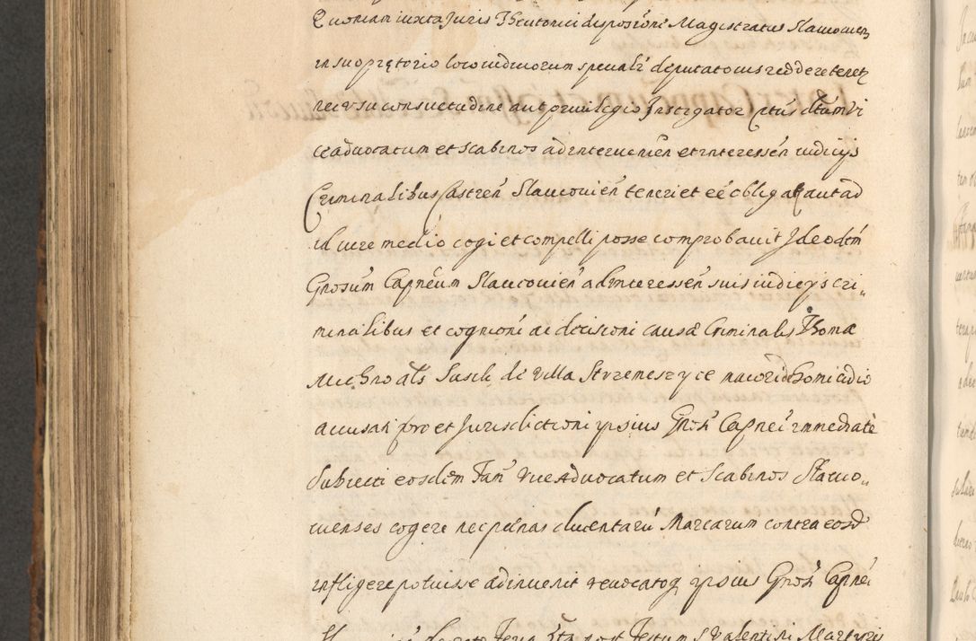 Zdjęcie nr 752 dla obiektu archiwalnego: Acta actorum, institutionum, resignationum, provisionum, decretorum, sententiarum, inscriptionum, testamentorum, confirmationum, ingrossationum, obligationum, quietationum, constitutionum R. D. Andreae Szołdrski, episcopi Kijoviensis, Gnesnensis et Posnaniensis praepositi, cantoris Cracoviensis, Vladislaviensis canonici, R. S. M. secretarii, episcopatus Cracoviensis in spiritualibus er temporalibus deputati anno 1633, 1634 et 1635
