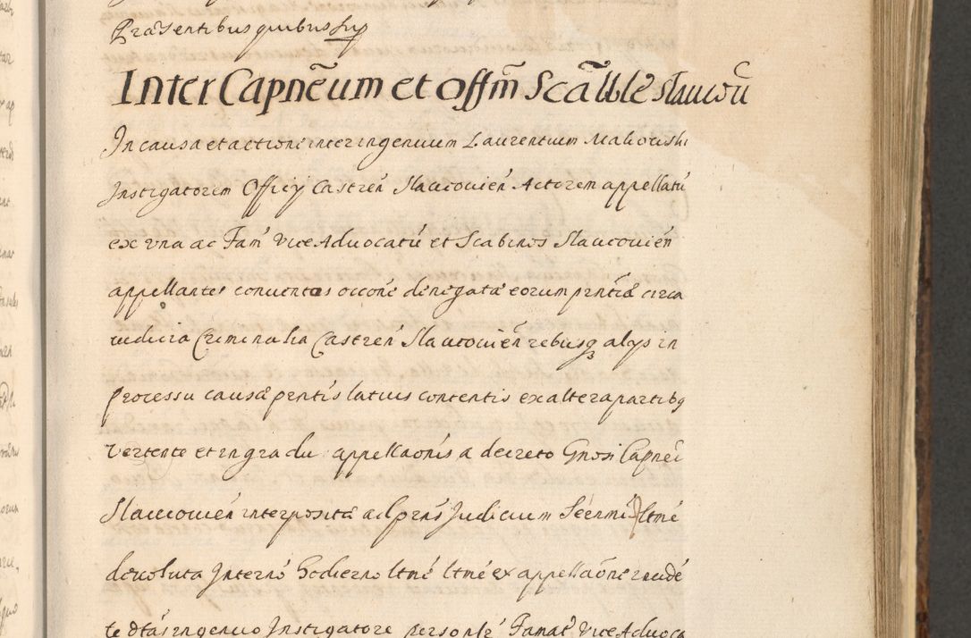 Zdjęcie nr 751 dla obiektu archiwalnego: Acta actorum, institutionum, resignationum, provisionum, decretorum, sententiarum, inscriptionum, testamentorum, confirmationum, ingrossationum, obligationum, quietationum, constitutionum R. D. Andreae Szołdrski, episcopi Kijoviensis, Gnesnensis et Posnaniensis praepositi, cantoris Cracoviensis, Vladislaviensis canonici, R. S. M. secretarii, episcopatus Cracoviensis in spiritualibus er temporalibus deputati anno 1633, 1634 et 1635
