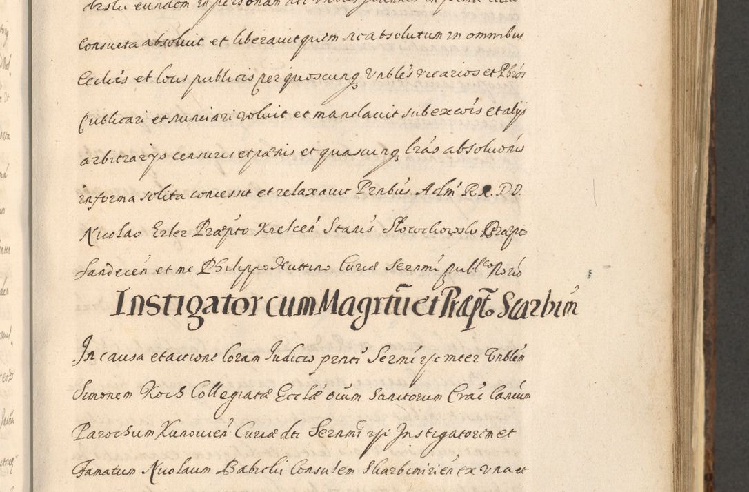 Zdjęcie nr 745 dla obiektu archiwalnego: Acta actorum, institutionum, resignationum, provisionum, decretorum, sententiarum, inscriptionum, testamentorum, confirmationum, ingrossationum, obligationum, quietationum, constitutionum R. D. Andreae Szołdrski, episcopi Kijoviensis, Gnesnensis et Posnaniensis praepositi, cantoris Cracoviensis, Vladislaviensis canonici, R. S. M. secretarii, episcopatus Cracoviensis in spiritualibus er temporalibus deputati anno 1633, 1634 et 1635