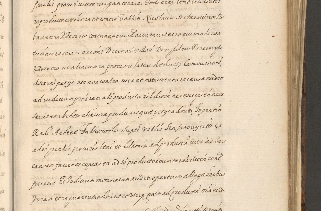 Zdjęcie nr 743 dla obiektu archiwalnego: Acta actorum, institutionum, resignationum, provisionum, decretorum, sententiarum, inscriptionum, testamentorum, confirmationum, ingrossationum, obligationum, quietationum, constitutionum R. D. Andreae Szołdrski, episcopi Kijoviensis, Gnesnensis et Posnaniensis praepositi, cantoris Cracoviensis, Vladislaviensis canonici, R. S. M. secretarii, episcopatus Cracoviensis in spiritualibus er temporalibus deputati anno 1633, 1634 et 1635