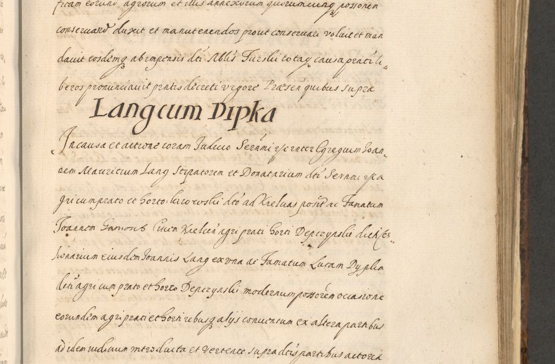 Zdjęcie nr 739 dla obiektu archiwalnego: Acta actorum, institutionum, resignationum, provisionum, decretorum, sententiarum, inscriptionum, testamentorum, confirmationum, ingrossationum, obligationum, quietationum, constitutionum R. D. Andreae Szołdrski, episcopi Kijoviensis, Gnesnensis et Posnaniensis praepositi, cantoris Cracoviensis, Vladislaviensis canonici, R. S. M. secretarii, episcopatus Cracoviensis in spiritualibus er temporalibus deputati anno 1633, 1634 et 1635