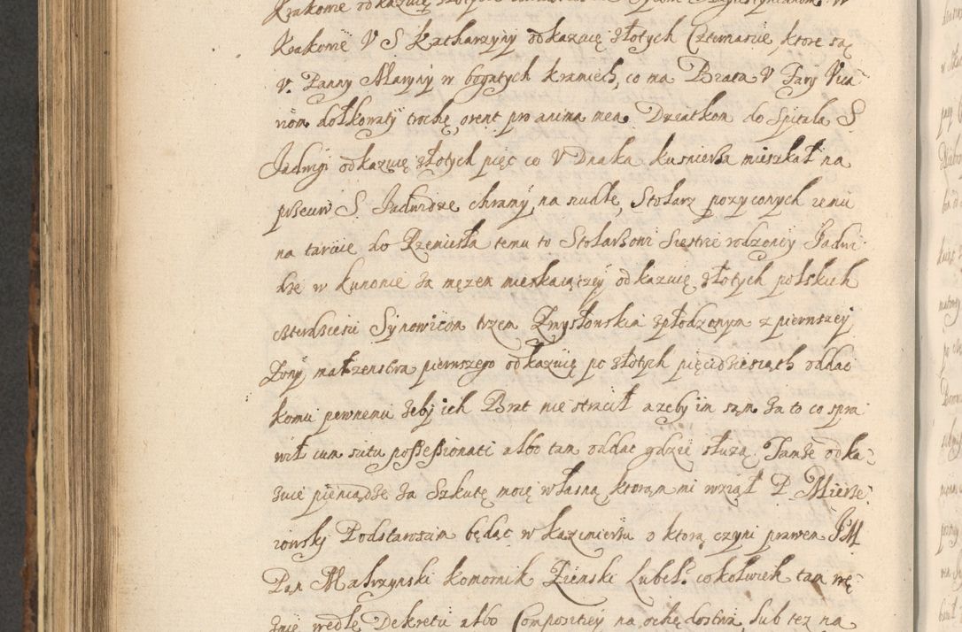 Zdjęcie nr 728 dla obiektu archiwalnego: Acta actorum, institutionum, resignationum, provisionum, decretorum, sententiarum, inscriptionum, testamentorum, confirmationum, ingrossationum, obligationum, quietationum, constitutionum R. D. Andreae Szołdrski, episcopi Kijoviensis, Gnesnensis et Posnaniensis praepositi, cantoris Cracoviensis, Vladislaviensis canonici, R. S. M. secretarii, episcopatus Cracoviensis in spiritualibus er temporalibus deputati anno 1633, 1634 et 1635