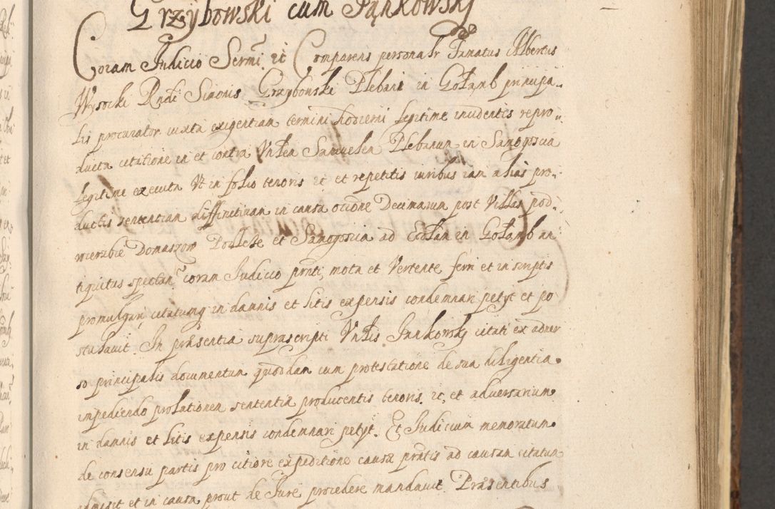 Zdjęcie nr 719 dla obiektu archiwalnego: Acta actorum, institutionum, resignationum, provisionum, decretorum, sententiarum, inscriptionum, testamentorum, confirmationum, ingrossationum, obligationum, quietationum, constitutionum R. D. Andreae Szołdrski, episcopi Kijoviensis, Gnesnensis et Posnaniensis praepositi, cantoris Cracoviensis, Vladislaviensis canonici, R. S. M. secretarii, episcopatus Cracoviensis in spiritualibus er temporalibus deputati anno 1633, 1634 et 1635