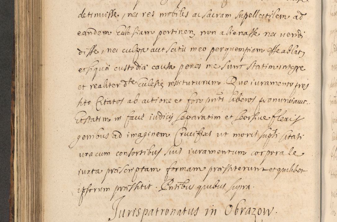 Zdjęcie nr 708 dla obiektu archiwalnego: Acta actorum, institutionum, resignationum, provisionum, decretorum, sententiarum, inscriptionum, testamentorum, confirmationum, ingrossationum, obligationum, quietationum, constitutionum R. D. Andreae Szołdrski, episcopi Kijoviensis, Gnesnensis et Posnaniensis praepositi, cantoris Cracoviensis, Vladislaviensis canonici, R. S. M. secretarii, episcopatus Cracoviensis in spiritualibus er temporalibus deputati anno 1633, 1634 et 1635