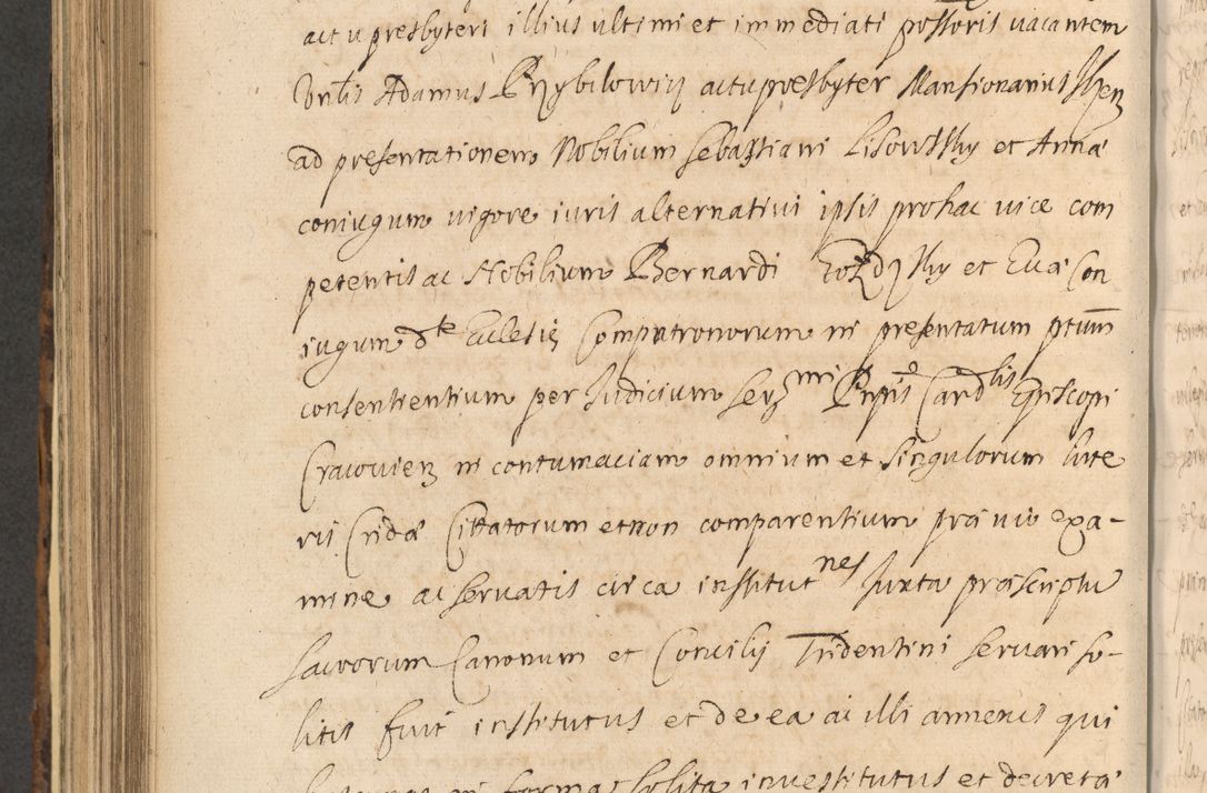 Zdjęcie nr 706 dla obiektu archiwalnego: Acta actorum, institutionum, resignationum, provisionum, decretorum, sententiarum, inscriptionum, testamentorum, confirmationum, ingrossationum, obligationum, quietationum, constitutionum R. D. Andreae Szołdrski, episcopi Kijoviensis, Gnesnensis et Posnaniensis praepositi, cantoris Cracoviensis, Vladislaviensis canonici, R. S. M. secretarii, episcopatus Cracoviensis in spiritualibus er temporalibus deputati anno 1633, 1634 et 1635