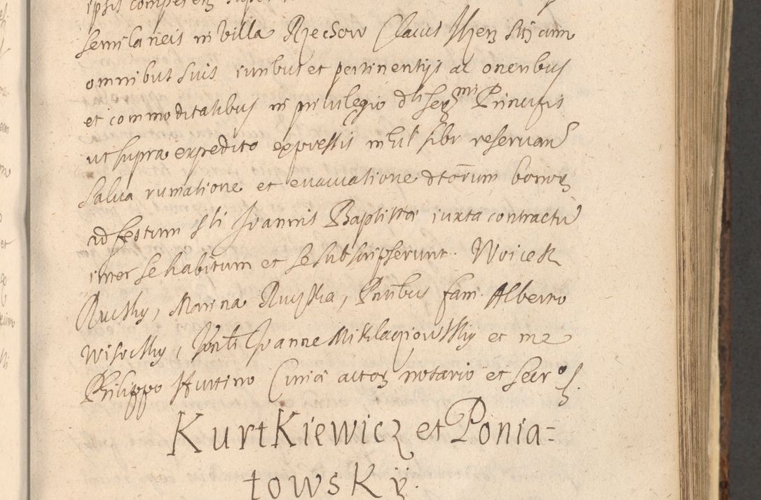 Zdjęcie nr 679 dla obiektu archiwalnego: Acta actorum, institutionum, resignationum, provisionum, decretorum, sententiarum, inscriptionum, testamentorum, confirmationum, ingrossationum, obligationum, quietationum, constitutionum R. D. Andreae Szołdrski, episcopi Kijoviensis, Gnesnensis et Posnaniensis praepositi, cantoris Cracoviensis, Vladislaviensis canonici, R. S. M. secretarii, episcopatus Cracoviensis in spiritualibus er temporalibus deputati anno 1633, 1634 et 1635
