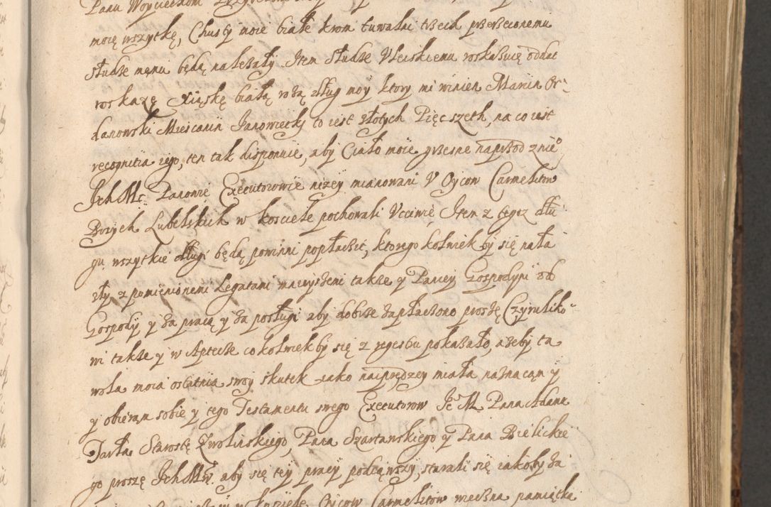 Zdjęcie nr 661 dla obiektu archiwalnego: Acta actorum, institutionum, resignationum, provisionum, decretorum, sententiarum, inscriptionum, testamentorum, confirmationum, ingrossationum, obligationum, quietationum, constitutionum R. D. Andreae Szołdrski, episcopi Kijoviensis, Gnesnensis et Posnaniensis praepositi, cantoris Cracoviensis, Vladislaviensis canonici, R. S. M. secretarii, episcopatus Cracoviensis in spiritualibus er temporalibus deputati anno 1633, 1634 et 1635
