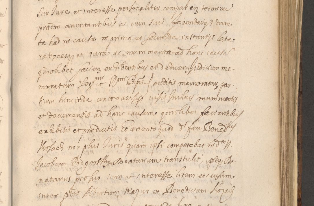 Zdjęcie nr 665 dla obiektu archiwalnego: Acta actorum, institutionum, resignationum, provisionum, decretorum, sententiarum, inscriptionum, testamentorum, confirmationum, ingrossationum, obligationum, quietationum, constitutionum R. D. Andreae Szołdrski, episcopi Kijoviensis, Gnesnensis et Posnaniensis praepositi, cantoris Cracoviensis, Vladislaviensis canonici, R. S. M. secretarii, episcopatus Cracoviensis in spiritualibus er temporalibus deputati anno 1633, 1634 et 1635