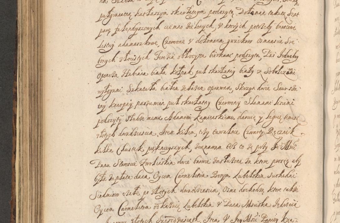 Zdjęcie nr 660 dla obiektu archiwalnego: Acta actorum, institutionum, resignationum, provisionum, decretorum, sententiarum, inscriptionum, testamentorum, confirmationum, ingrossationum, obligationum, quietationum, constitutionum R. D. Andreae Szołdrski, episcopi Kijoviensis, Gnesnensis et Posnaniensis praepositi, cantoris Cracoviensis, Vladislaviensis canonici, R. S. M. secretarii, episcopatus Cracoviensis in spiritualibus er temporalibus deputati anno 1633, 1634 et 1635