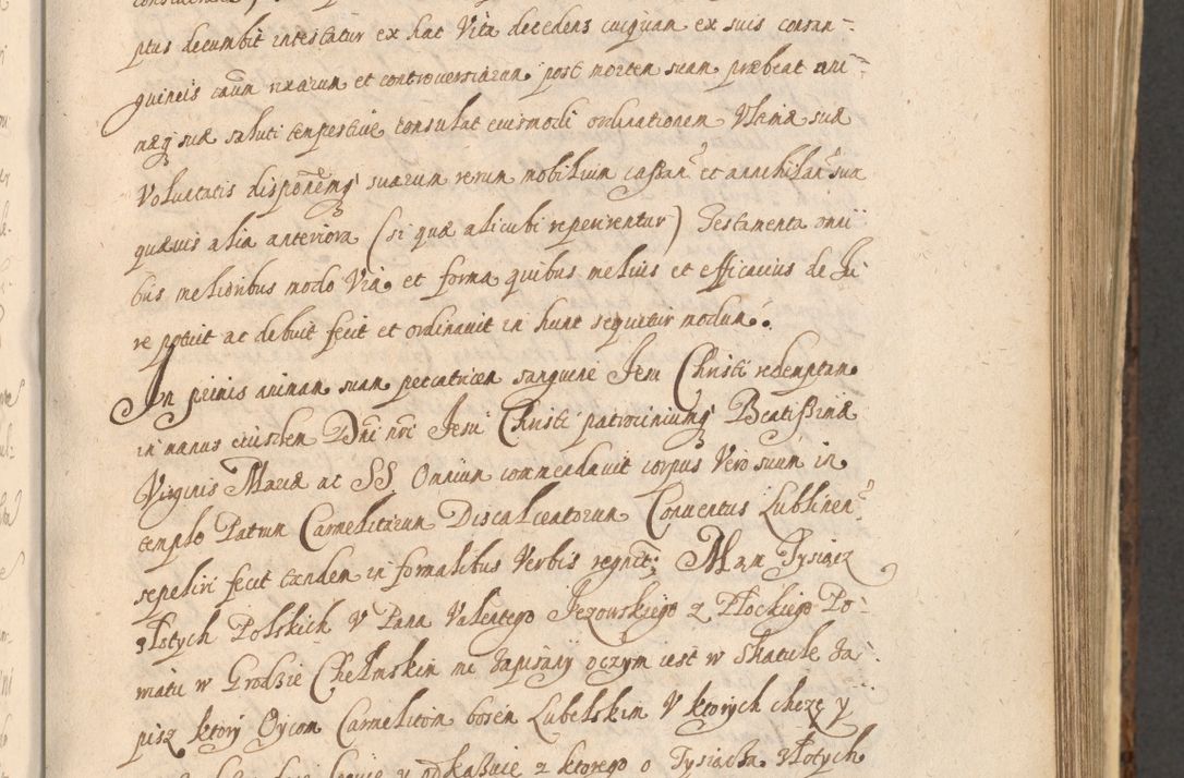 Zdjęcie nr 659 dla obiektu archiwalnego: Acta actorum, institutionum, resignationum, provisionum, decretorum, sententiarum, inscriptionum, testamentorum, confirmationum, ingrossationum, obligationum, quietationum, constitutionum R. D. Andreae Szołdrski, episcopi Kijoviensis, Gnesnensis et Posnaniensis praepositi, cantoris Cracoviensis, Vladislaviensis canonici, R. S. M. secretarii, episcopatus Cracoviensis in spiritualibus er temporalibus deputati anno 1633, 1634 et 1635