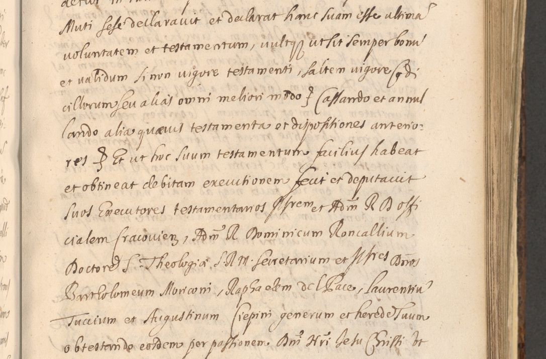 Zdjęcie nr 647 dla obiektu archiwalnego: Acta actorum, institutionum, resignationum, provisionum, decretorum, sententiarum, inscriptionum, testamentorum, confirmationum, ingrossationum, obligationum, quietationum, constitutionum R. D. Andreae Szołdrski, episcopi Kijoviensis, Gnesnensis et Posnaniensis praepositi, cantoris Cracoviensis, Vladislaviensis canonici, R. S. M. secretarii, episcopatus Cracoviensis in spiritualibus er temporalibus deputati anno 1633, 1634 et 1635