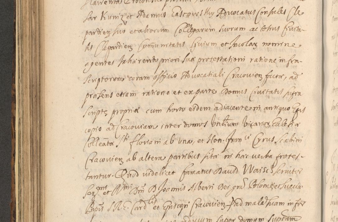 Zdjęcie nr 638 dla obiektu archiwalnego: Acta actorum, institutionum, resignationum, provisionum, decretorum, sententiarum, inscriptionum, testamentorum, confirmationum, ingrossationum, obligationum, quietationum, constitutionum R. D. Andreae Szołdrski, episcopi Kijoviensis, Gnesnensis et Posnaniensis praepositi, cantoris Cracoviensis, Vladislaviensis canonici, R. S. M. secretarii, episcopatus Cracoviensis in spiritualibus er temporalibus deputati anno 1633, 1634 et 1635