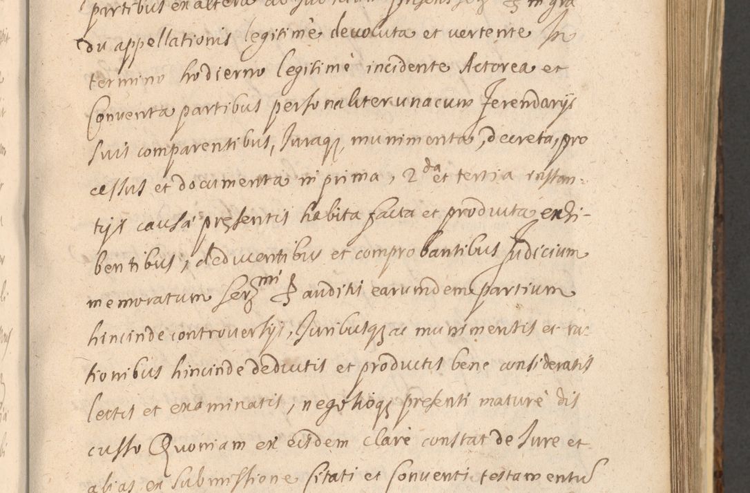 Zdjęcie nr 629 dla obiektu archiwalnego: Acta actorum, institutionum, resignationum, provisionum, decretorum, sententiarum, inscriptionum, testamentorum, confirmationum, ingrossationum, obligationum, quietationum, constitutionum R. D. Andreae Szołdrski, episcopi Kijoviensis, Gnesnensis et Posnaniensis praepositi, cantoris Cracoviensis, Vladislaviensis canonici, R. S. M. secretarii, episcopatus Cracoviensis in spiritualibus er temporalibus deputati anno 1633, 1634 et 1635