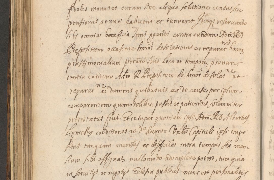 Zdjęcie nr 626 dla obiektu archiwalnego: Acta actorum, institutionum, resignationum, provisionum, decretorum, sententiarum, inscriptionum, testamentorum, confirmationum, ingrossationum, obligationum, quietationum, constitutionum R. D. Andreae Szołdrski, episcopi Kijoviensis, Gnesnensis et Posnaniensis praepositi, cantoris Cracoviensis, Vladislaviensis canonici, R. S. M. secretarii, episcopatus Cracoviensis in spiritualibus er temporalibus deputati anno 1633, 1634 et 1635