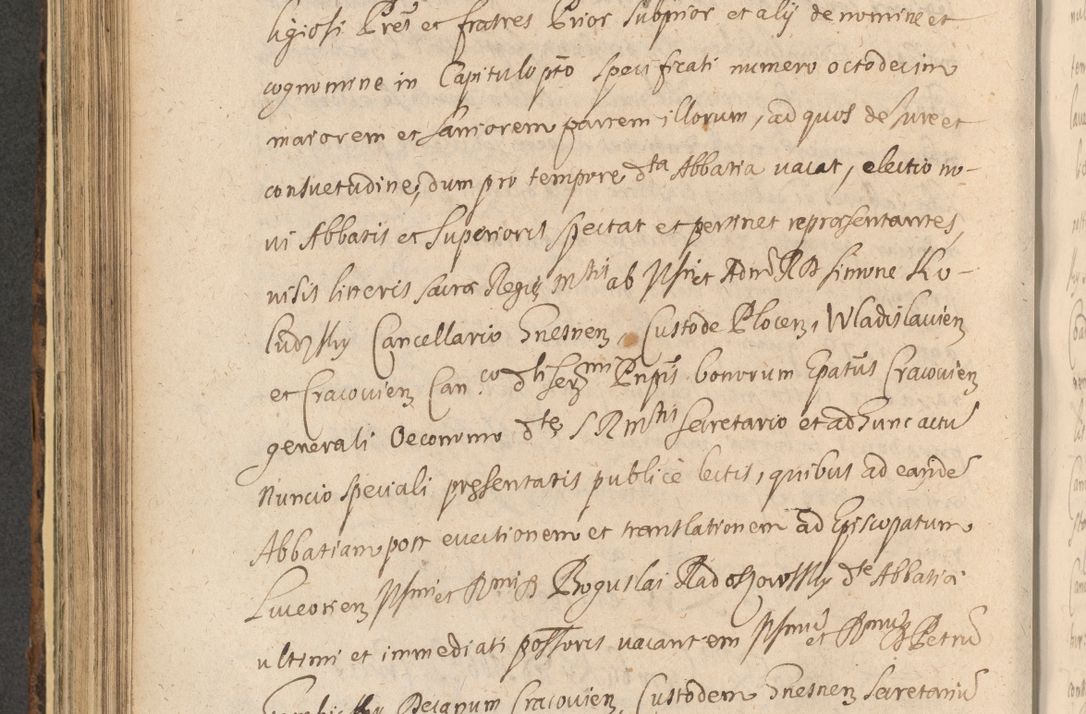 Zdjęcie nr 618 dla obiektu archiwalnego: Acta actorum, institutionum, resignationum, provisionum, decretorum, sententiarum, inscriptionum, testamentorum, confirmationum, ingrossationum, obligationum, quietationum, constitutionum R. D. Andreae Szołdrski, episcopi Kijoviensis, Gnesnensis et Posnaniensis praepositi, cantoris Cracoviensis, Vladislaviensis canonici, R. S. M. secretarii, episcopatus Cracoviensis in spiritualibus er temporalibus deputati anno 1633, 1634 et 1635