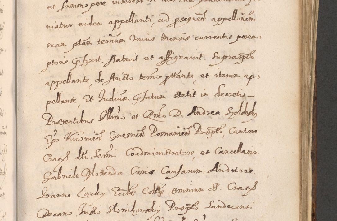 Zdjęcie nr 813 dla obiektu archiwalnego: Acta actorum, institutionum, resignationum, provisionum, decretorum, sententiarum, inscriptionum, testamentorum, confirmationum, ingrossationum, obligationum, quietationum, constitutionum R. D. Andreae Szołdrski, episcopi Kijoviensis, Gnesnensis et Posnaniensis praepositi, cantoris Cracoviensis, Vladislaviensis canonici, R. S. M. secretarii, episcopatus Cracoviensis in spiritualibus er temporalibus deputati anno 1633, 1634 et 1635