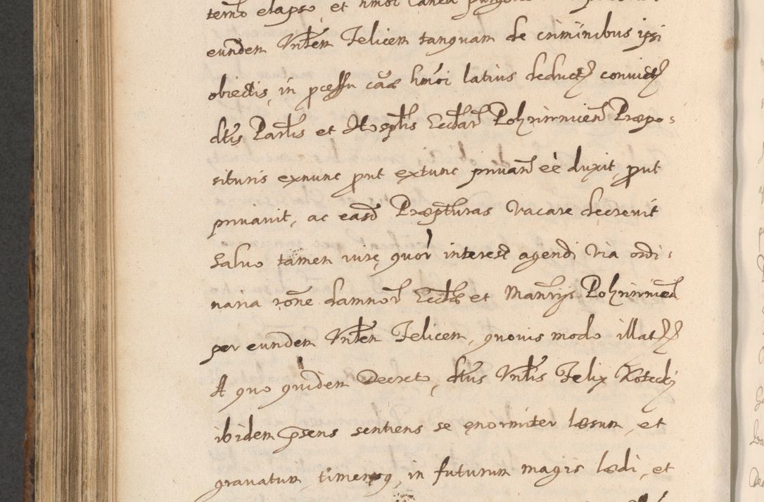 Zdjęcie nr 812 dla obiektu archiwalnego: Acta actorum, institutionum, resignationum, provisionum, decretorum, sententiarum, inscriptionum, testamentorum, confirmationum, ingrossationum, obligationum, quietationum, constitutionum R. D. Andreae Szołdrski, episcopi Kijoviensis, Gnesnensis et Posnaniensis praepositi, cantoris Cracoviensis, Vladislaviensis canonici, R. S. M. secretarii, episcopatus Cracoviensis in spiritualibus er temporalibus deputati anno 1633, 1634 et 1635