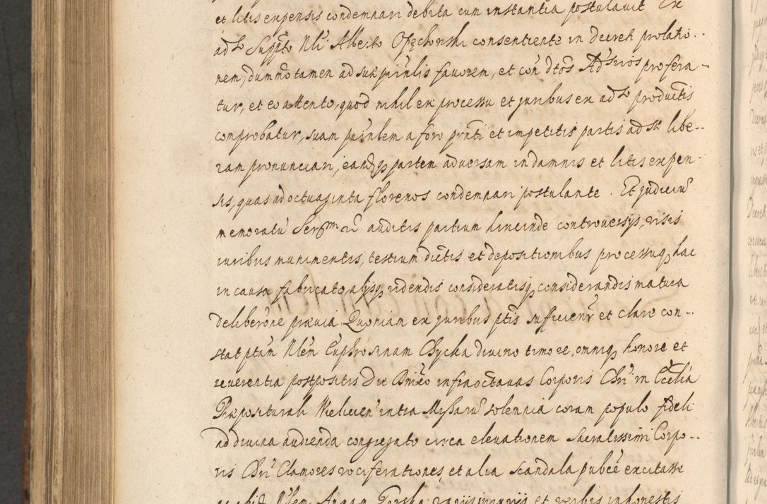 Zdjęcie nr 1006 dla obiektu archiwalnego: Acta actorum, institutionum, resignationum, provisionum, decretorum, sententiarum, inscriptionum, testamentorum, confirmationum, ingrossationum, obligationum, quietationum, constitutionum R. D. Andreae Szołdrski, episcopi Kijoviensis, Gnesnensis et Posnaniensis praepositi, cantoris Cracoviensis, Vladislaviensis canonici, R. S. M. secretarii, episcopatus Cracoviensis in spiritualibus er temporalibus deputati anno 1633, 1634 et 1635