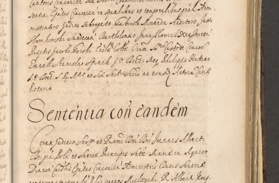 Zdjęcie nr 1005 dla obiektu archiwalnego: Acta actorum, institutionum, resignationum, provisionum, decretorum, sententiarum, inscriptionum, testamentorum, confirmationum, ingrossationum, obligationum, quietationum, constitutionum R. D. Andreae Szołdrski, episcopi Kijoviensis, Gnesnensis et Posnaniensis praepositi, cantoris Cracoviensis, Vladislaviensis canonici, R. S. M. secretarii, episcopatus Cracoviensis in spiritualibus er temporalibus deputati anno 1633, 1634 et 1635