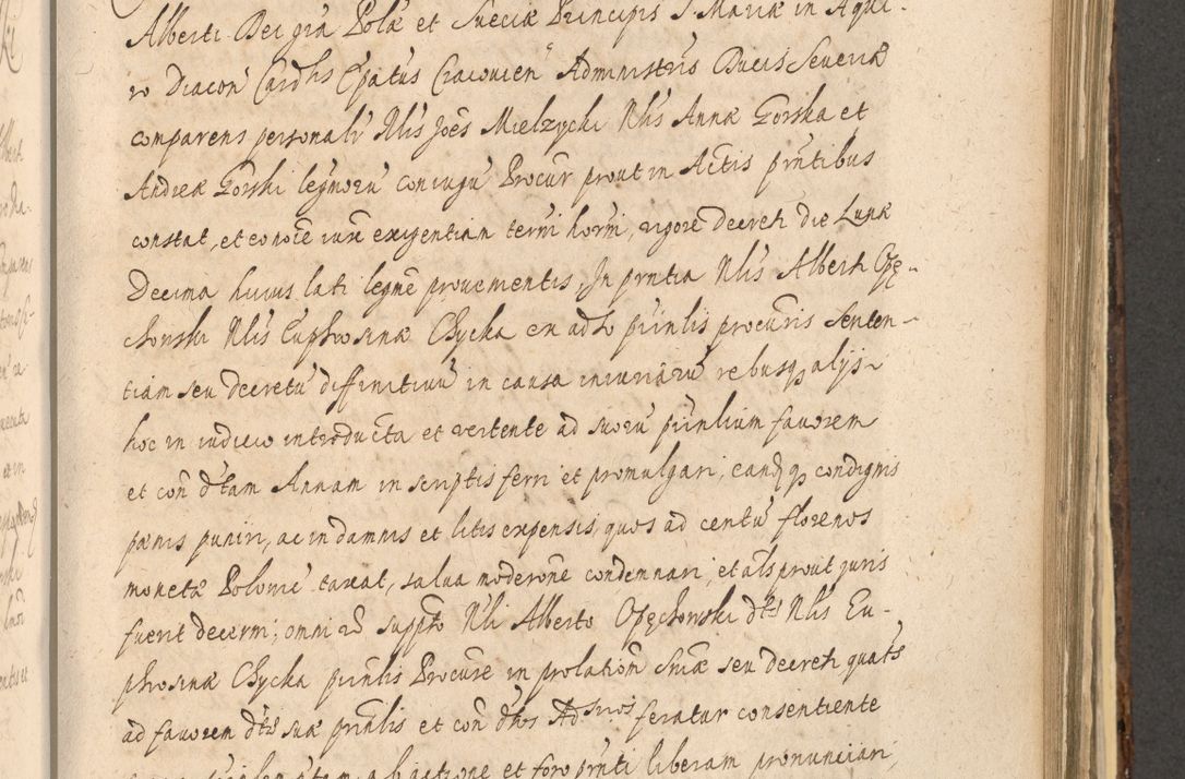 Zdjęcie nr 1003 dla obiektu archiwalnego: Acta actorum, institutionum, resignationum, provisionum, decretorum, sententiarum, inscriptionum, testamentorum, confirmationum, ingrossationum, obligationum, quietationum, constitutionum R. D. Andreae Szołdrski, episcopi Kijoviensis, Gnesnensis et Posnaniensis praepositi, cantoris Cracoviensis, Vladislaviensis canonici, R. S. M. secretarii, episcopatus Cracoviensis in spiritualibus er temporalibus deputati anno 1633, 1634 et 1635