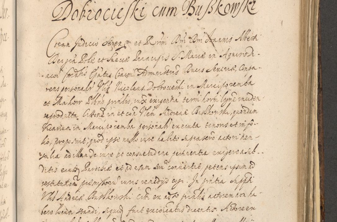 Zdjęcie nr 989 dla obiektu archiwalnego: Acta actorum, institutionum, resignationum, provisionum, decretorum, sententiarum, inscriptionum, testamentorum, confirmationum, ingrossationum, obligationum, quietationum, constitutionum R. D. Andreae Szołdrski, episcopi Kijoviensis, Gnesnensis et Posnaniensis praepositi, cantoris Cracoviensis, Vladislaviensis canonici, R. S. M. secretarii, episcopatus Cracoviensis in spiritualibus er temporalibus deputati anno 1633, 1634 et 1635
