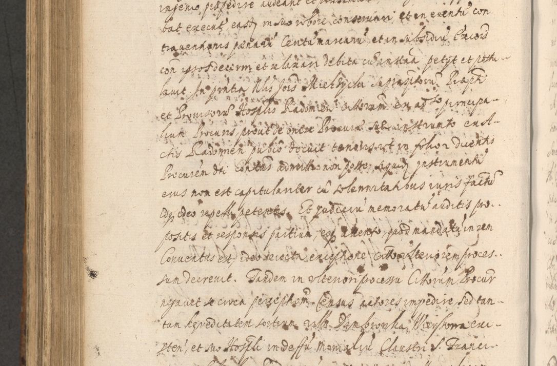 Zdjęcie nr 982 dla obiektu archiwalnego: Acta actorum, institutionum, resignationum, provisionum, decretorum, sententiarum, inscriptionum, testamentorum, confirmationum, ingrossationum, obligationum, quietationum, constitutionum R. D. Andreae Szołdrski, episcopi Kijoviensis, Gnesnensis et Posnaniensis praepositi, cantoris Cracoviensis, Vladislaviensis canonici, R. S. M. secretarii, episcopatus Cracoviensis in spiritualibus er temporalibus deputati anno 1633, 1634 et 1635