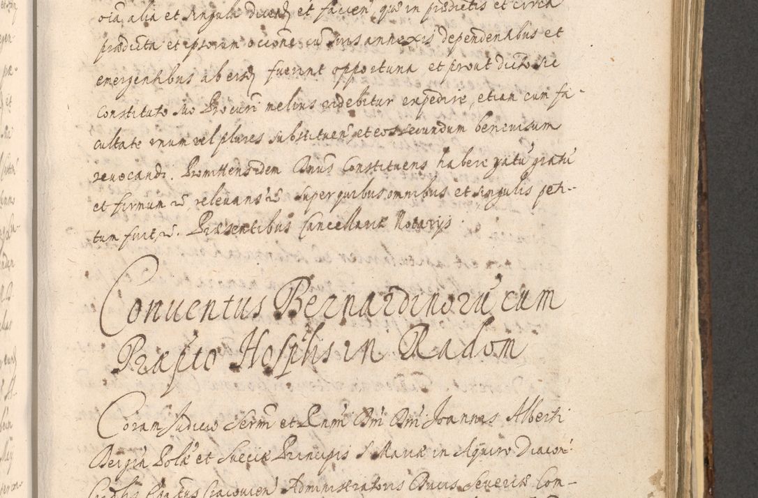 Zdjęcie nr 981 dla obiektu archiwalnego: Acta actorum, institutionum, resignationum, provisionum, decretorum, sententiarum, inscriptionum, testamentorum, confirmationum, ingrossationum, obligationum, quietationum, constitutionum R. D. Andreae Szołdrski, episcopi Kijoviensis, Gnesnensis et Posnaniensis praepositi, cantoris Cracoviensis, Vladislaviensis canonici, R. S. M. secretarii, episcopatus Cracoviensis in spiritualibus er temporalibus deputati anno 1633, 1634 et 1635