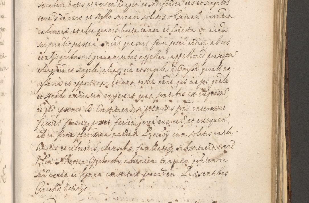 Zdjęcie nr 979 dla obiektu archiwalnego: Acta actorum, institutionum, resignationum, provisionum, decretorum, sententiarum, inscriptionum, testamentorum, confirmationum, ingrossationum, obligationum, quietationum, constitutionum R. D. Andreae Szołdrski, episcopi Kijoviensis, Gnesnensis et Posnaniensis praepositi, cantoris Cracoviensis, Vladislaviensis canonici, R. S. M. secretarii, episcopatus Cracoviensis in spiritualibus er temporalibus deputati anno 1633, 1634 et 1635