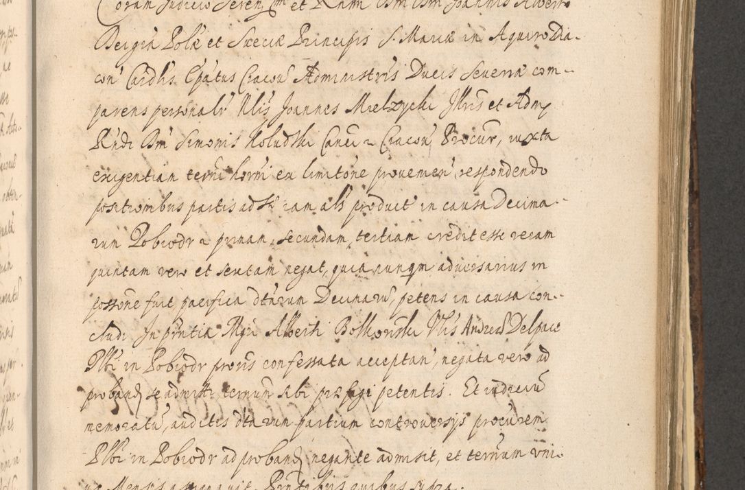 Zdjęcie nr 969 dla obiektu archiwalnego: Acta actorum, institutionum, resignationum, provisionum, decretorum, sententiarum, inscriptionum, testamentorum, confirmationum, ingrossationum, obligationum, quietationum, constitutionum R. D. Andreae Szołdrski, episcopi Kijoviensis, Gnesnensis et Posnaniensis praepositi, cantoris Cracoviensis, Vladislaviensis canonici, R. S. M. secretarii, episcopatus Cracoviensis in spiritualibus er temporalibus deputati anno 1633, 1634 et 1635