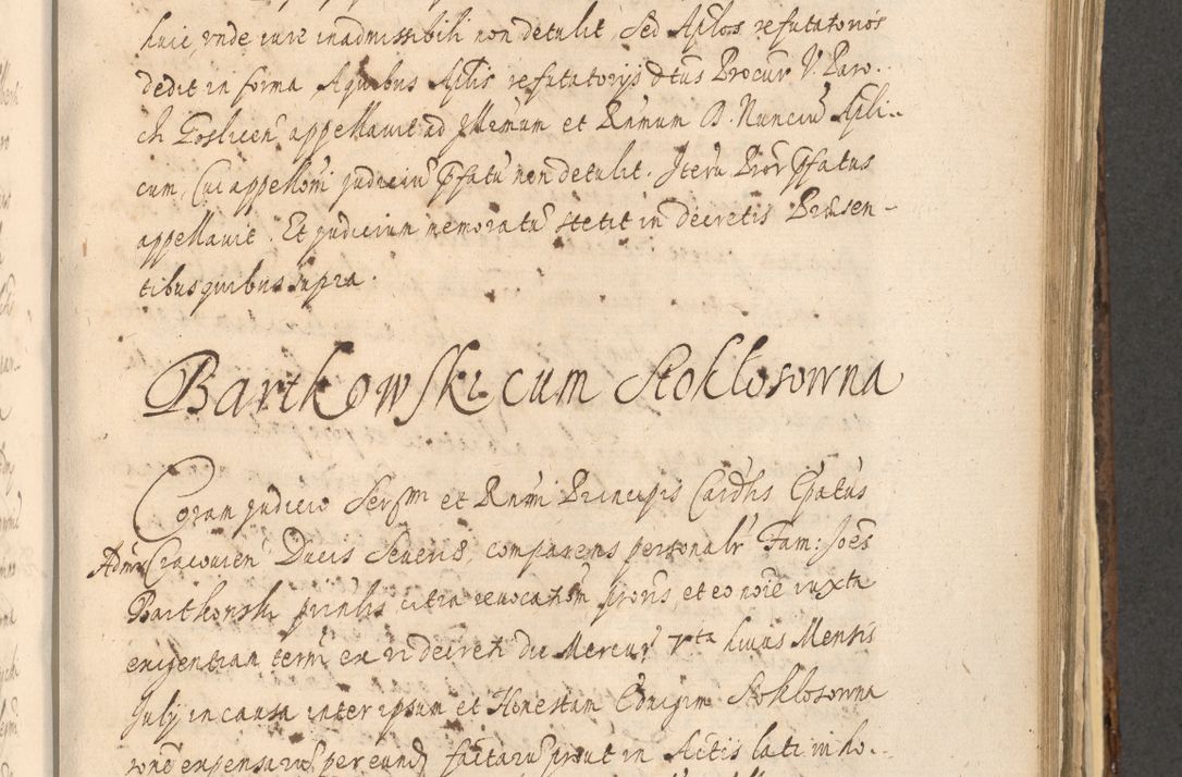 Zdjęcie nr 967 dla obiektu archiwalnego: Acta actorum, institutionum, resignationum, provisionum, decretorum, sententiarum, inscriptionum, testamentorum, confirmationum, ingrossationum, obligationum, quietationum, constitutionum R. D. Andreae Szołdrski, episcopi Kijoviensis, Gnesnensis et Posnaniensis praepositi, cantoris Cracoviensis, Vladislaviensis canonici, R. S. M. secretarii, episcopatus Cracoviensis in spiritualibus er temporalibus deputati anno 1633, 1634 et 1635