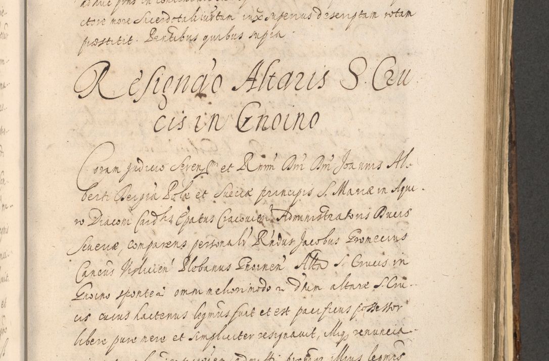 Zdjęcie nr 965 dla obiektu archiwalnego: Acta actorum, institutionum, resignationum, provisionum, decretorum, sententiarum, inscriptionum, testamentorum, confirmationum, ingrossationum, obligationum, quietationum, constitutionum R. D. Andreae Szołdrski, episcopi Kijoviensis, Gnesnensis et Posnaniensis praepositi, cantoris Cracoviensis, Vladislaviensis canonici, R. S. M. secretarii, episcopatus Cracoviensis in spiritualibus er temporalibus deputati anno 1633, 1634 et 1635