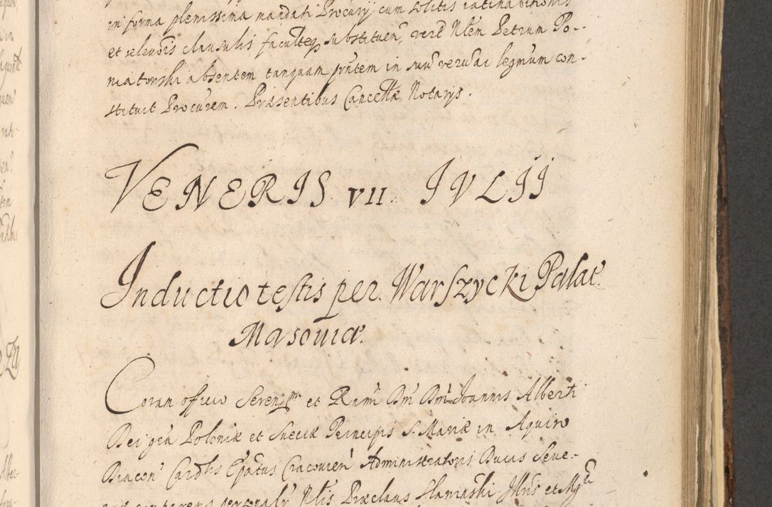 Zdjęcie nr 957 dla obiektu archiwalnego: Acta actorum, institutionum, resignationum, provisionum, decretorum, sententiarum, inscriptionum, testamentorum, confirmationum, ingrossationum, obligationum, quietationum, constitutionum R. D. Andreae Szołdrski, episcopi Kijoviensis, Gnesnensis et Posnaniensis praepositi, cantoris Cracoviensis, Vladislaviensis canonici, R. S. M. secretarii, episcopatus Cracoviensis in spiritualibus er temporalibus deputati anno 1633, 1634 et 1635