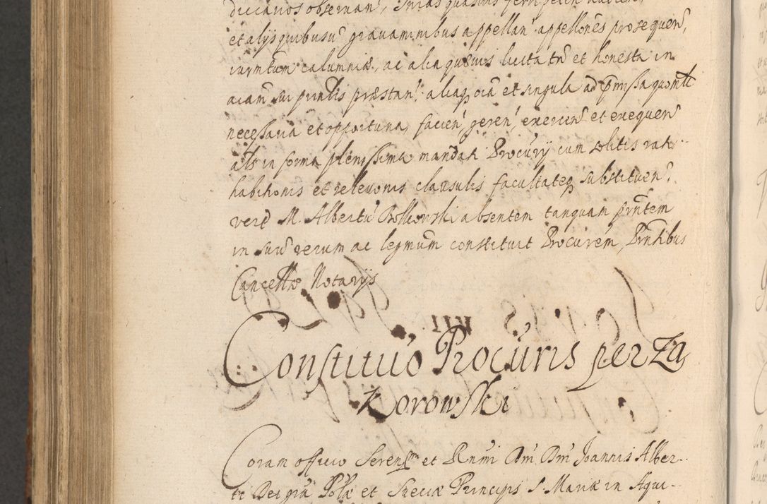 Zdjęcie nr 956 dla obiektu archiwalnego: Acta actorum, institutionum, resignationum, provisionum, decretorum, sententiarum, inscriptionum, testamentorum, confirmationum, ingrossationum, obligationum, quietationum, constitutionum R. D. Andreae Szołdrski, episcopi Kijoviensis, Gnesnensis et Posnaniensis praepositi, cantoris Cracoviensis, Vladislaviensis canonici, R. S. M. secretarii, episcopatus Cracoviensis in spiritualibus er temporalibus deputati anno 1633, 1634 et 1635