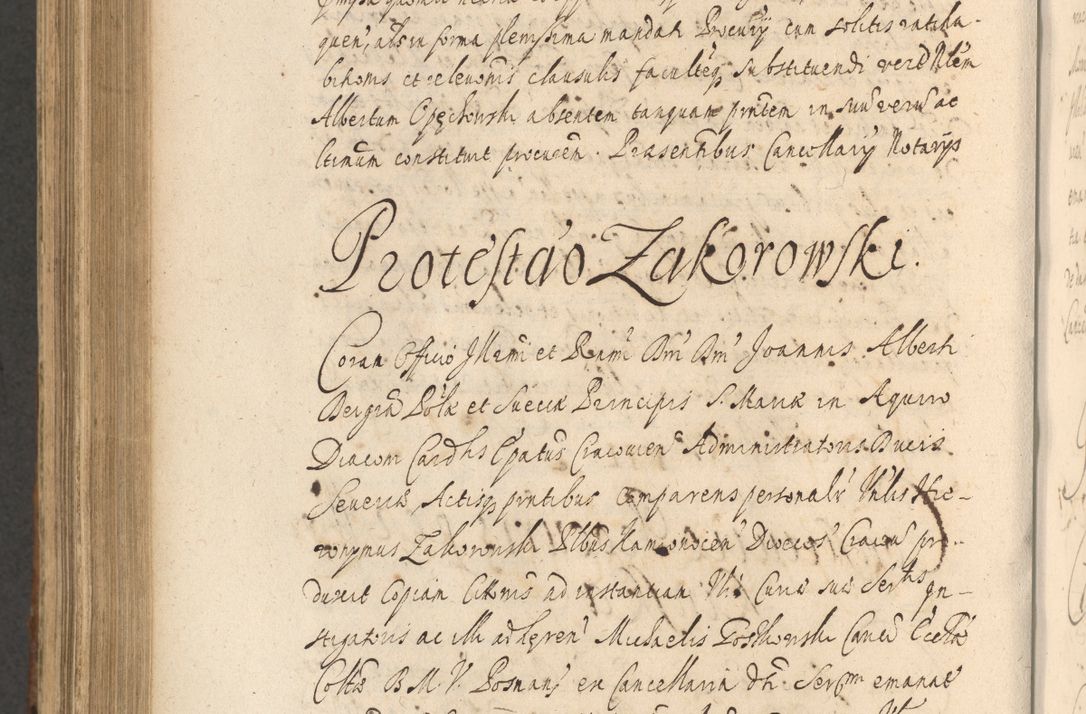 Zdjęcie nr 954 dla obiektu archiwalnego: Acta actorum, institutionum, resignationum, provisionum, decretorum, sententiarum, inscriptionum, testamentorum, confirmationum, ingrossationum, obligationum, quietationum, constitutionum R. D. Andreae Szołdrski, episcopi Kijoviensis, Gnesnensis et Posnaniensis praepositi, cantoris Cracoviensis, Vladislaviensis canonici, R. S. M. secretarii, episcopatus Cracoviensis in spiritualibus er temporalibus deputati anno 1633, 1634 et 1635
