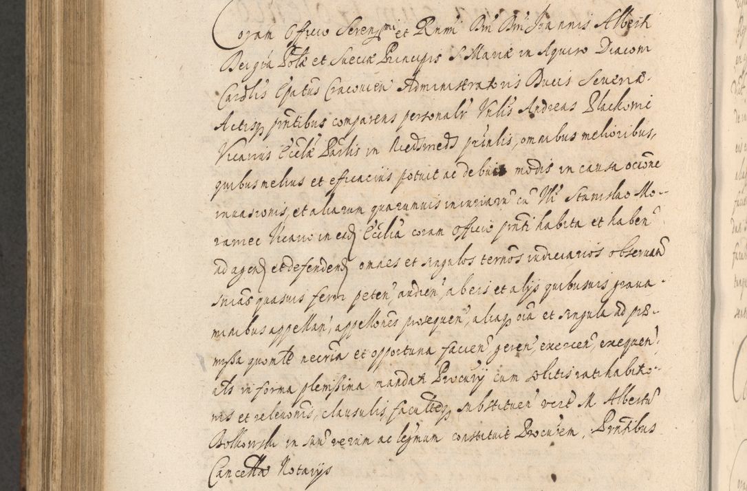 Zdjęcie nr 952 dla obiektu archiwalnego: Acta actorum, institutionum, resignationum, provisionum, decretorum, sententiarum, inscriptionum, testamentorum, confirmationum, ingrossationum, obligationum, quietationum, constitutionum R. D. Andreae Szołdrski, episcopi Kijoviensis, Gnesnensis et Posnaniensis praepositi, cantoris Cracoviensis, Vladislaviensis canonici, R. S. M. secretarii, episcopatus Cracoviensis in spiritualibus er temporalibus deputati anno 1633, 1634 et 1635