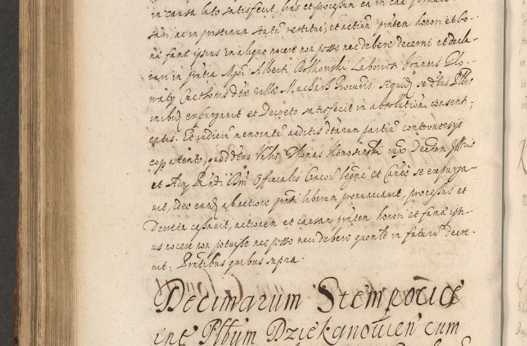 Zdjęcie nr 946 dla obiektu archiwalnego: Acta actorum, institutionum, resignationum, provisionum, decretorum, sententiarum, inscriptionum, testamentorum, confirmationum, ingrossationum, obligationum, quietationum, constitutionum R. D. Andreae Szołdrski, episcopi Kijoviensis, Gnesnensis et Posnaniensis praepositi, cantoris Cracoviensis, Vladislaviensis canonici, R. S. M. secretarii, episcopatus Cracoviensis in spiritualibus er temporalibus deputati anno 1633, 1634 et 1635