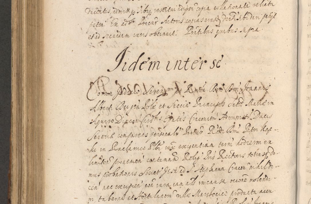 Zdjęcie nr 948 dla obiektu archiwalnego: Acta actorum, institutionum, resignationum, provisionum, decretorum, sententiarum, inscriptionum, testamentorum, confirmationum, ingrossationum, obligationum, quietationum, constitutionum R. D. Andreae Szołdrski, episcopi Kijoviensis, Gnesnensis et Posnaniensis praepositi, cantoris Cracoviensis, Vladislaviensis canonici, R. S. M. secretarii, episcopatus Cracoviensis in spiritualibus er temporalibus deputati anno 1633, 1634 et 1635