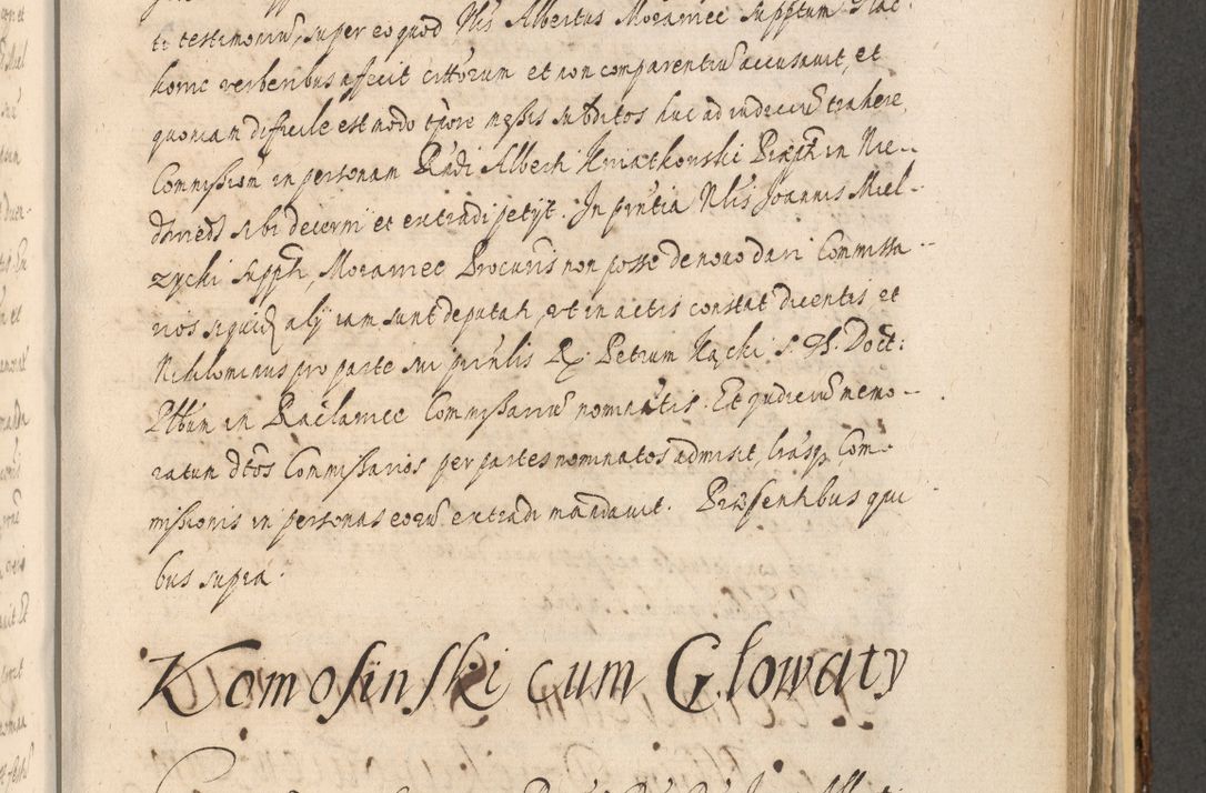 Zdjęcie nr 945 dla obiektu archiwalnego: Acta actorum, institutionum, resignationum, provisionum, decretorum, sententiarum, inscriptionum, testamentorum, confirmationum, ingrossationum, obligationum, quietationum, constitutionum R. D. Andreae Szołdrski, episcopi Kijoviensis, Gnesnensis et Posnaniensis praepositi, cantoris Cracoviensis, Vladislaviensis canonici, R. S. M. secretarii, episcopatus Cracoviensis in spiritualibus er temporalibus deputati anno 1633, 1634 et 1635