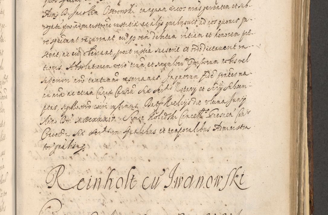 Zdjęcie nr 935 dla obiektu archiwalnego: Acta actorum, institutionum, resignationum, provisionum, decretorum, sententiarum, inscriptionum, testamentorum, confirmationum, ingrossationum, obligationum, quietationum, constitutionum R. D. Andreae Szołdrski, episcopi Kijoviensis, Gnesnensis et Posnaniensis praepositi, cantoris Cracoviensis, Vladislaviensis canonici, R. S. M. secretarii, episcopatus Cracoviensis in spiritualibus er temporalibus deputati anno 1633, 1634 et 1635