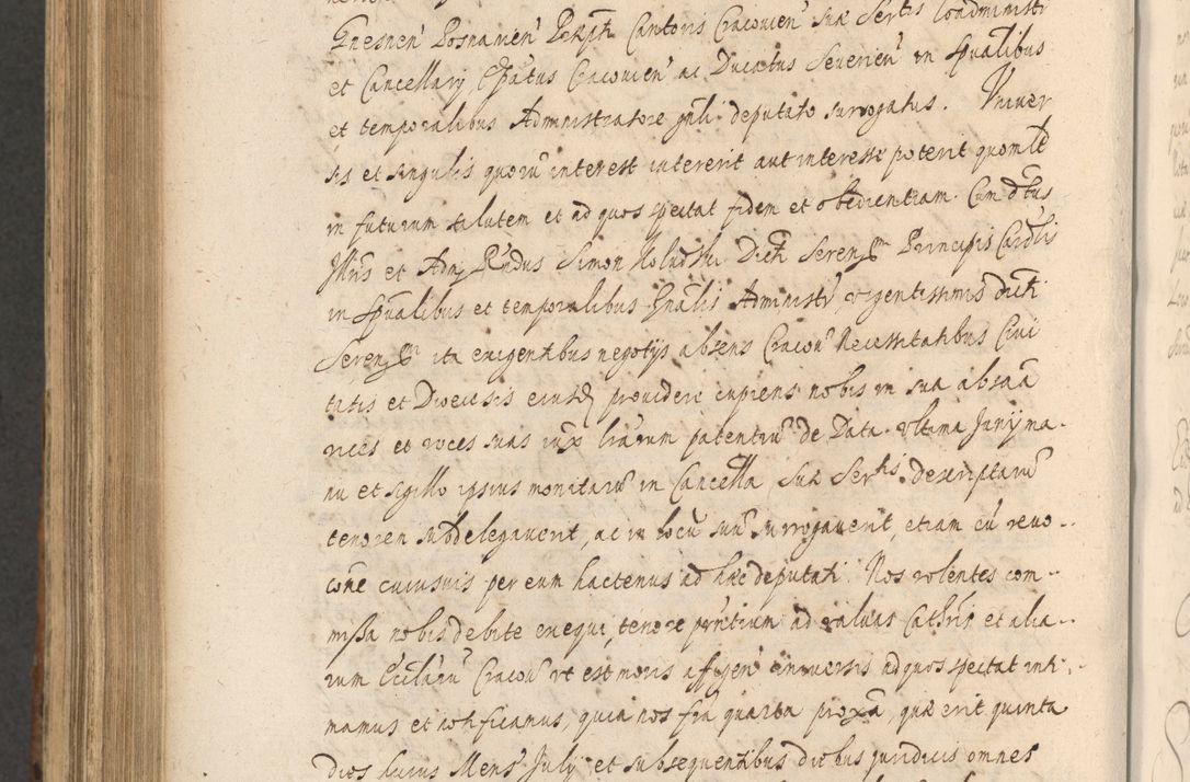 Zdjęcie nr 932 dla obiektu archiwalnego: Acta actorum, institutionum, resignationum, provisionum, decretorum, sententiarum, inscriptionum, testamentorum, confirmationum, ingrossationum, obligationum, quietationum, constitutionum R. D. Andreae Szołdrski, episcopi Kijoviensis, Gnesnensis et Posnaniensis praepositi, cantoris Cracoviensis, Vladislaviensis canonici, R. S. M. secretarii, episcopatus Cracoviensis in spiritualibus er temporalibus deputati anno 1633, 1634 et 1635