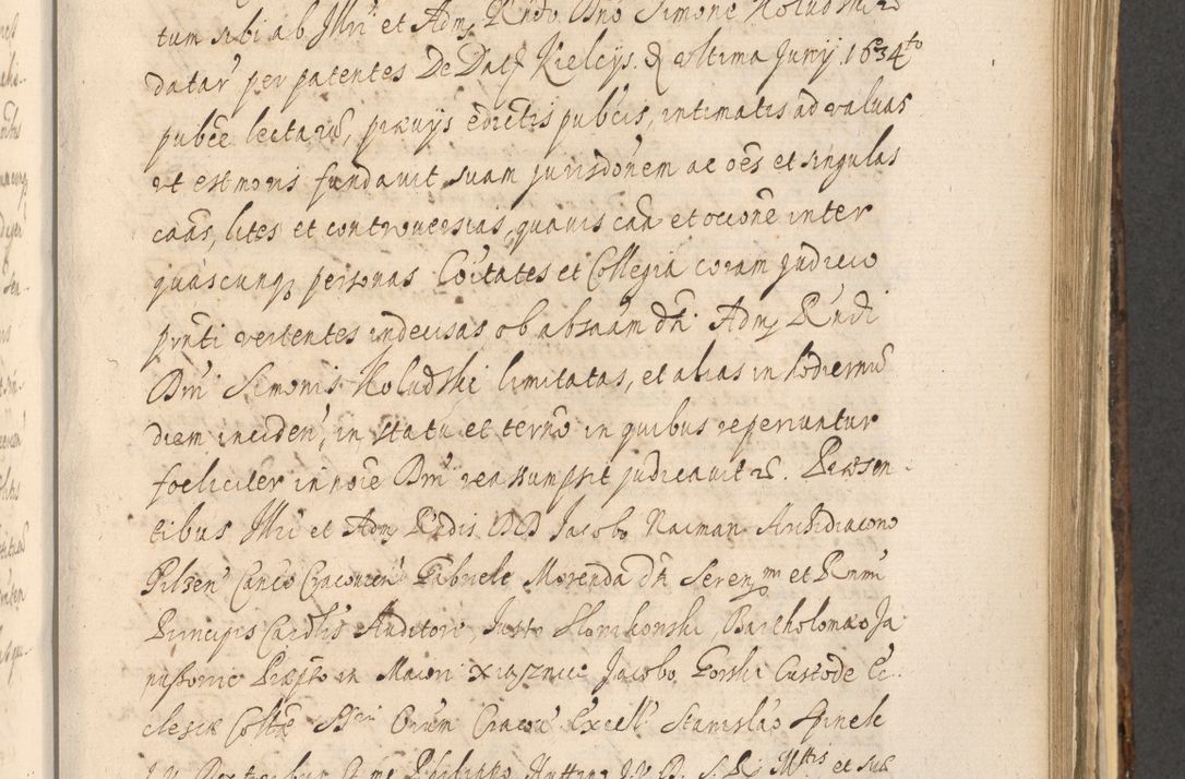 Zdjęcie nr 931 dla obiektu archiwalnego: Acta actorum, institutionum, resignationum, provisionum, decretorum, sententiarum, inscriptionum, testamentorum, confirmationum, ingrossationum, obligationum, quietationum, constitutionum R. D. Andreae Szołdrski, episcopi Kijoviensis, Gnesnensis et Posnaniensis praepositi, cantoris Cracoviensis, Vladislaviensis canonici, R. S. M. secretarii, episcopatus Cracoviensis in spiritualibus er temporalibus deputati anno 1633, 1634 et 1635
