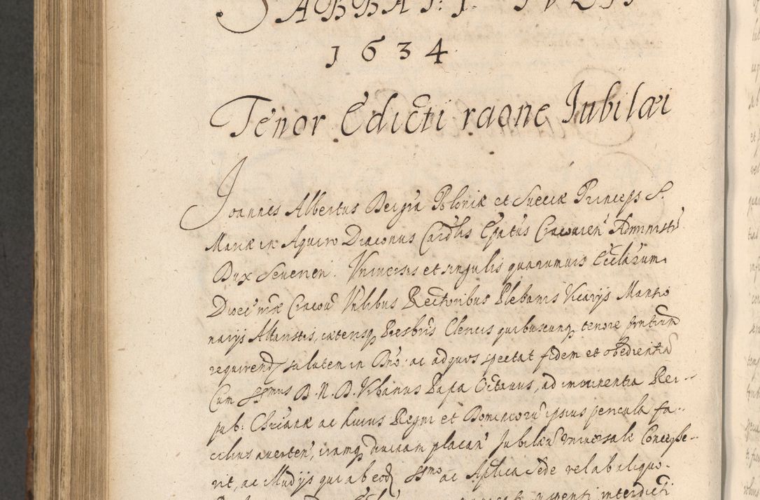 Zdjęcie nr 924 dla obiektu archiwalnego: Acta actorum, institutionum, resignationum, provisionum, decretorum, sententiarum, inscriptionum, testamentorum, confirmationum, ingrossationum, obligationum, quietationum, constitutionum R. D. Andreae Szołdrski, episcopi Kijoviensis, Gnesnensis et Posnaniensis praepositi, cantoris Cracoviensis, Vladislaviensis canonici, R. S. M. secretarii, episcopatus Cracoviensis in spiritualibus er temporalibus deputati anno 1633, 1634 et 1635