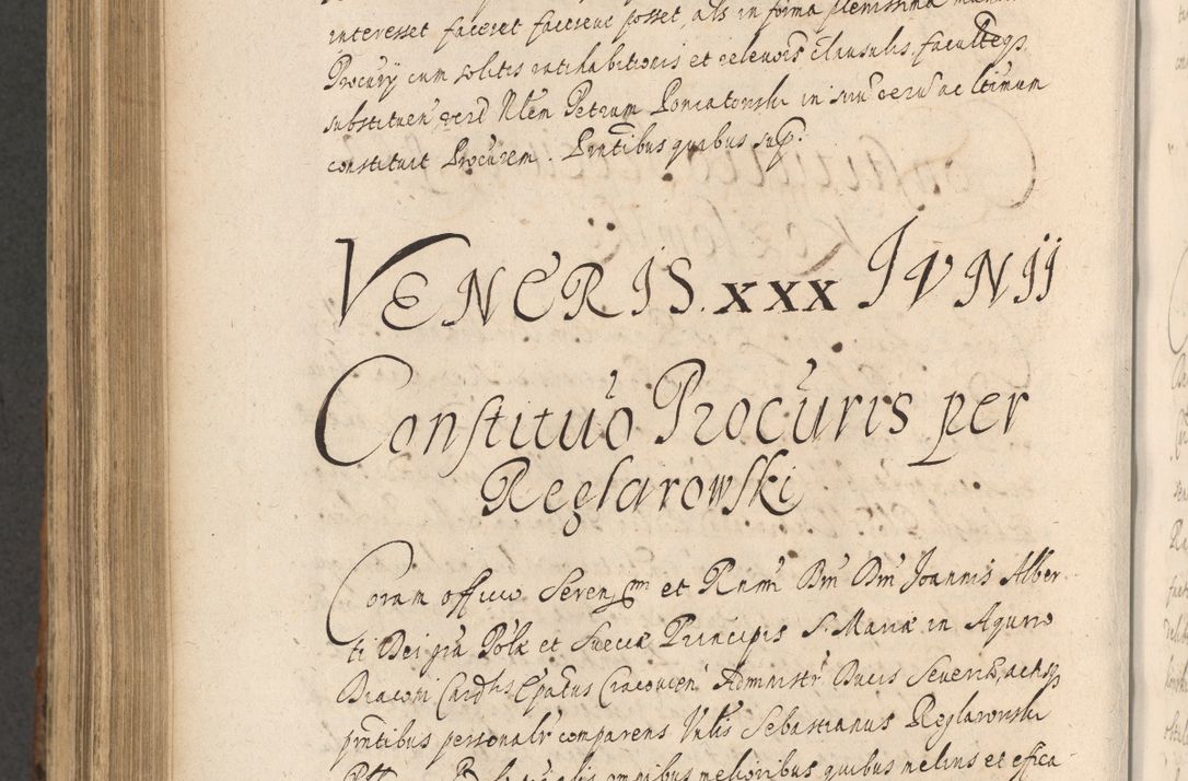 Zdjęcie nr 922 dla obiektu archiwalnego: Acta actorum, institutionum, resignationum, provisionum, decretorum, sententiarum, inscriptionum, testamentorum, confirmationum, ingrossationum, obligationum, quietationum, constitutionum R. D. Andreae Szołdrski, episcopi Kijoviensis, Gnesnensis et Posnaniensis praepositi, cantoris Cracoviensis, Vladislaviensis canonici, R. S. M. secretarii, episcopatus Cracoviensis in spiritualibus er temporalibus deputati anno 1633, 1634 et 1635