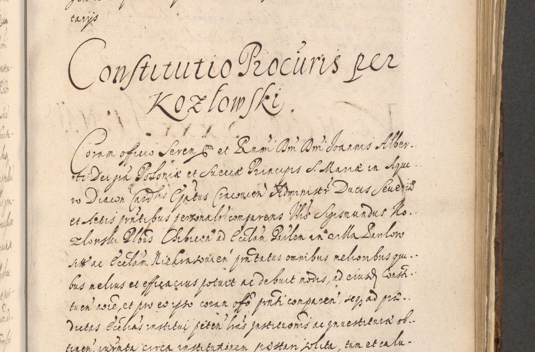 Zdjęcie nr 921 dla obiektu archiwalnego: Acta actorum, institutionum, resignationum, provisionum, decretorum, sententiarum, inscriptionum, testamentorum, confirmationum, ingrossationum, obligationum, quietationum, constitutionum R. D. Andreae Szołdrski, episcopi Kijoviensis, Gnesnensis et Posnaniensis praepositi, cantoris Cracoviensis, Vladislaviensis canonici, R. S. M. secretarii, episcopatus Cracoviensis in spiritualibus er temporalibus deputati anno 1633, 1634 et 1635