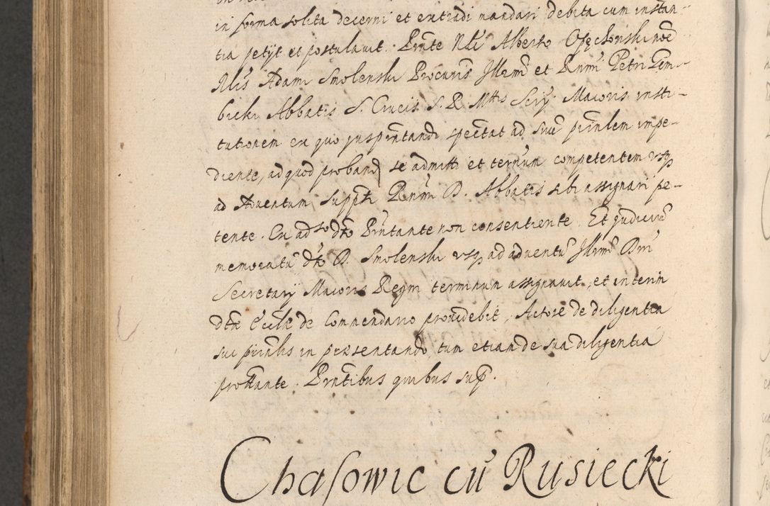 Zdjęcie nr 914 dla obiektu archiwalnego: Acta actorum, institutionum, resignationum, provisionum, decretorum, sententiarum, inscriptionum, testamentorum, confirmationum, ingrossationum, obligationum, quietationum, constitutionum R. D. Andreae Szołdrski, episcopi Kijoviensis, Gnesnensis et Posnaniensis praepositi, cantoris Cracoviensis, Vladislaviensis canonici, R. S. M. secretarii, episcopatus Cracoviensis in spiritualibus er temporalibus deputati anno 1633, 1634 et 1635