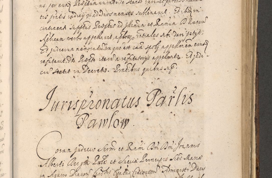 Zdjęcie nr 913 dla obiektu archiwalnego: Acta actorum, institutionum, resignationum, provisionum, decretorum, sententiarum, inscriptionum, testamentorum, confirmationum, ingrossationum, obligationum, quietationum, constitutionum R. D. Andreae Szołdrski, episcopi Kijoviensis, Gnesnensis et Posnaniensis praepositi, cantoris Cracoviensis, Vladislaviensis canonici, R. S. M. secretarii, episcopatus Cracoviensis in spiritualibus er temporalibus deputati anno 1633, 1634 et 1635
