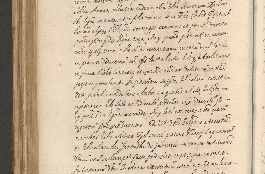 Zdjęcie nr 912 dla obiektu archiwalnego: Acta actorum, institutionum, resignationum, provisionum, decretorum, sententiarum, inscriptionum, testamentorum, confirmationum, ingrossationum, obligationum, quietationum, constitutionum R. D. Andreae Szołdrski, episcopi Kijoviensis, Gnesnensis et Posnaniensis praepositi, cantoris Cracoviensis, Vladislaviensis canonici, R. S. M. secretarii, episcopatus Cracoviensis in spiritualibus er temporalibus deputati anno 1633, 1634 et 1635