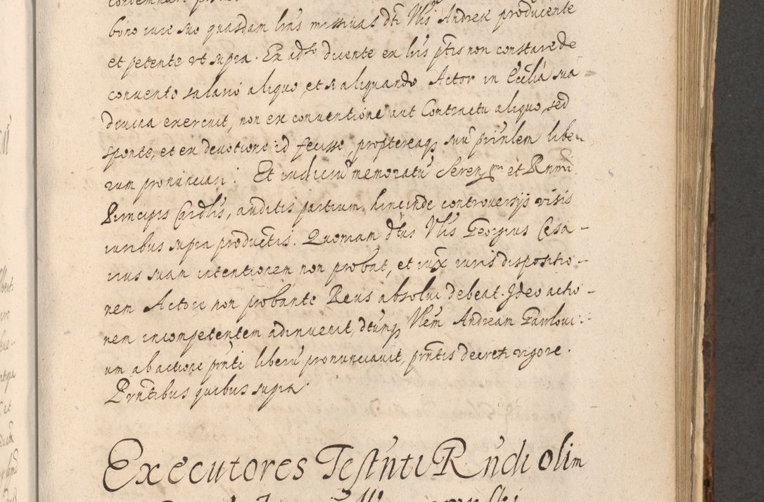 Zdjęcie nr 907 dla obiektu archiwalnego: Acta actorum, institutionum, resignationum, provisionum, decretorum, sententiarum, inscriptionum, testamentorum, confirmationum, ingrossationum, obligationum, quietationum, constitutionum R. D. Andreae Szołdrski, episcopi Kijoviensis, Gnesnensis et Posnaniensis praepositi, cantoris Cracoviensis, Vladislaviensis canonici, R. S. M. secretarii, episcopatus Cracoviensis in spiritualibus er temporalibus deputati anno 1633, 1634 et 1635