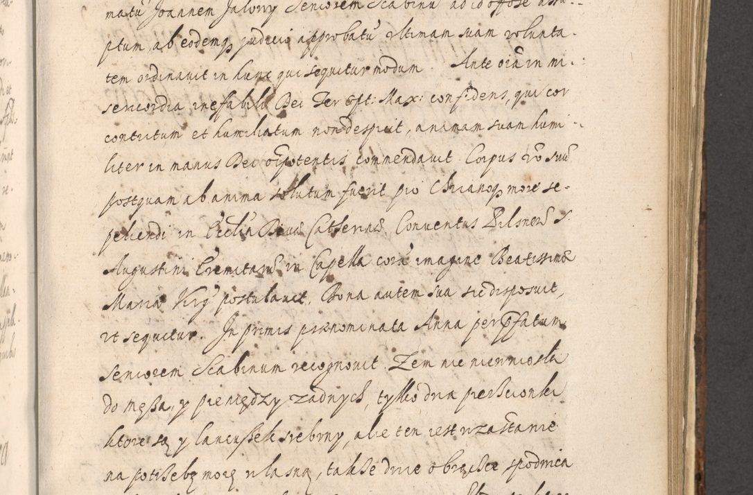 Zdjęcie nr 901 dla obiektu archiwalnego: Acta actorum, institutionum, resignationum, provisionum, decretorum, sententiarum, inscriptionum, testamentorum, confirmationum, ingrossationum, obligationum, quietationum, constitutionum R. D. Andreae Szołdrski, episcopi Kijoviensis, Gnesnensis et Posnaniensis praepositi, cantoris Cracoviensis, Vladislaviensis canonici, R. S. M. secretarii, episcopatus Cracoviensis in spiritualibus er temporalibus deputati anno 1633, 1634 et 1635